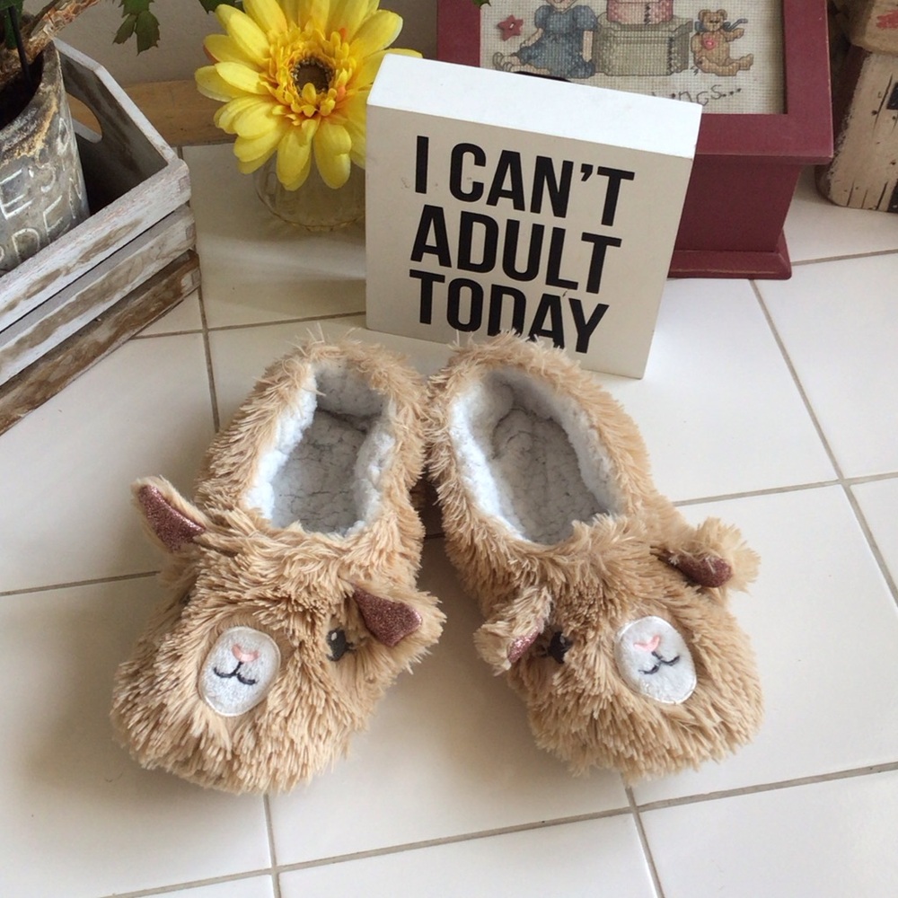 Alpaca Cartoon House Slippers